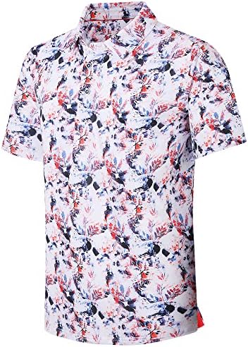 Warhorsee Golf Polo Camisetas para homens Rugas de manga curta grátis