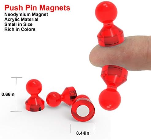 Ant Mag Magnetic Pins pinos fortes ímãs de pinos para frigorcidos calendários de quadros brancos mapas no pacote