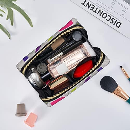 Aseelo flamingo e piscina pequena bolsa de cosméticos de couro portátil bolsa de maquiagem portátil bolsas cosméticas para