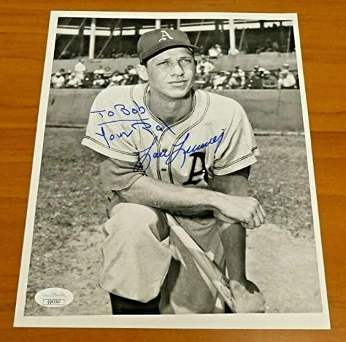 Lou Limmer assinou a foto de beisebol vintage 8x10 com JSA COA - fotos autografadas da MLB
