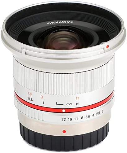 Samyang 1220509102 12 mm f2.0 lente de foco manual para micro quatro terços - prata