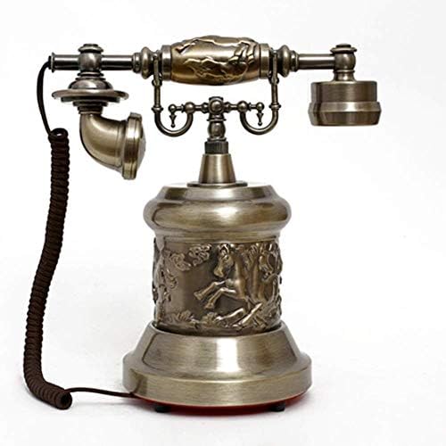 Telefone antigo telefone fixo de luxo de luxo de luxo Retro com fio fixo telefone para decoração em casa em casa decoração