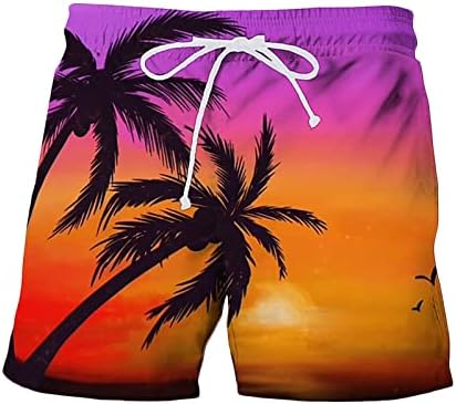 Shorts para homens shorts soltos encaixes engraçadas estampas de praia shorts de praia com bolsos