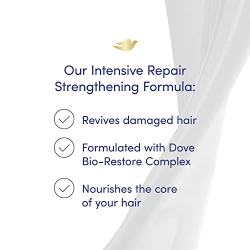 Soluções nutritivas de pombos fortalecendo o shampoo reparo intensivo 4 fórmula de contagem para cabelo de cabelo seco danificado