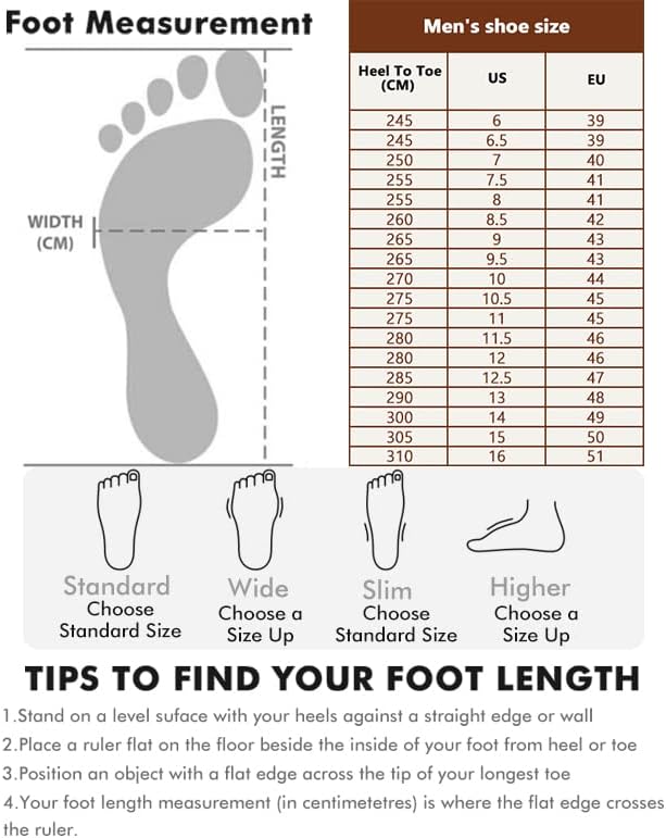 Recyphi Men's Unisex Suede Velcro Botas altas botas de couro casual Casual Lace-up Anti Slip Walk Shoes