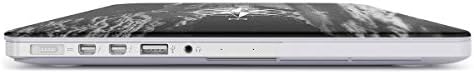 Capa de caixa dura e brilhante compatível com MacBook Pro 16 polegadas Modelo de caixa: A2141 com Touch Bar & Touch Id Compass