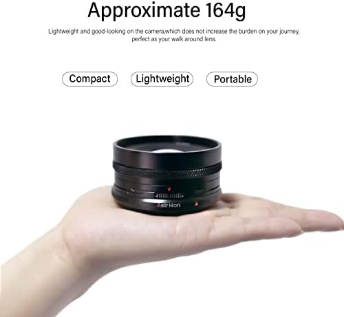 Astrhori 18mm f8 lente de mudança de ângulo larga, compatível com câmeras sem espelho de montagem L TL TL2 CL, DC-S5
