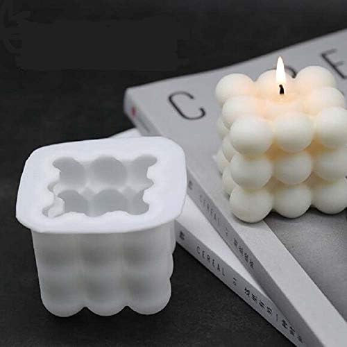 Molde de vela de silicone chdhaltd, molde de velas 3D, molde de vela de aromaterapia para sabonete artesanal para salvamentos