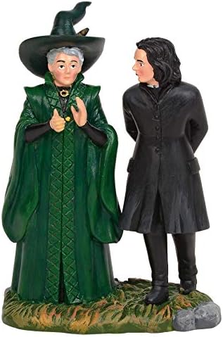 Departamento 56 HARRY POTTER VILDA ACESTORIE Snape e McGonagall estatueta, 3,5 polegadas, multicolor