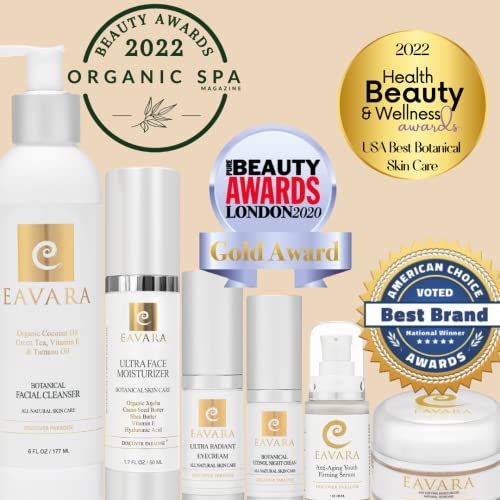 Lavagem de rosto orgânico premiado | Anti envelhecimento Todos os limpadores faciais diários de esfoliação natural