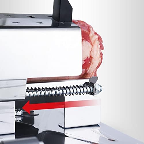 Slicer de carne congelada manual, máquina de cortador de carne inoxidável atualizada para uso doméstico de carne de carneiro
