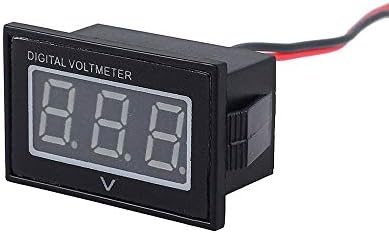 StayHome 1pcs Detector de bateria à prova d'água de 0,40 polegada LED verde Voltímetro digital DC15-120V Mini Volt Tester Painel