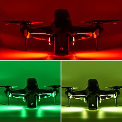 Luz de cautela do drone jabey, luzes de drones sinais de aviso de aviso de aviso branco/vermelho/verde/amarelo luzes