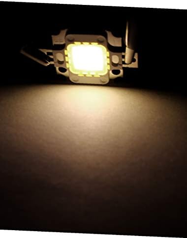 Novo LON0167 9-12V 900MA 850-900LM 1 x 10W Placa de metal de LED de lâmpada branca de luz branca quente (9-12V 900MA 850-900LM 1 x 10W Warmweißer Lampen-Led-EMITTER-METALLLATTE