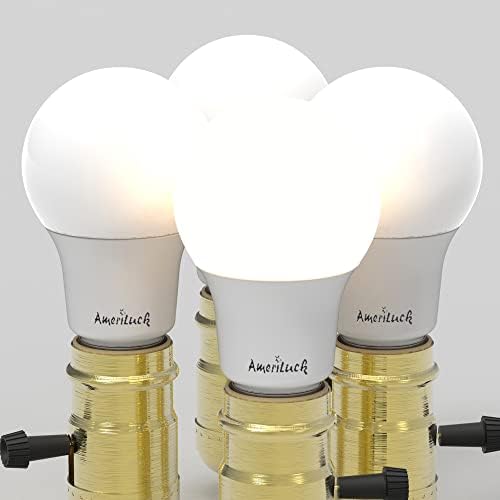 Lâmpada LED de 3 vias Ameriluck A19, várias potências 50-75-100W equivalente, cenário de alto médio-altura, pacote omni-direcional, 2 pacote branco quente 3000k