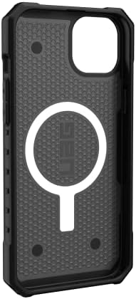 Urban Armour Gear UAG projetado para iPhone 14 Plus Case Silver 6.7 Pathfinder embutido ímã compatível com magsafe carregamento esbelto slim leve à prova de choques à prova de choques de proteção contra protetores robustos