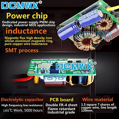 Conversores de tensão constante DCMWX 24V a 27V Automático ou inversores de energia Buck Inversores de energia DC18V-36V Saída 27v1a2a3a4a5a6a Adaptação à prova d'água