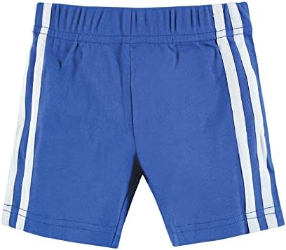 Hudson Baby Unisisex Baby e Curto-Cermentos Bottoms 4-Pack, Blue, 9-12 meses