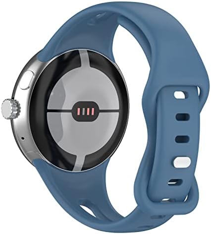 Dkenjoy Watch Strap Compatível com banda de relógio do Google Pixel, pulseira de acessórios de substituição de silicone pulseira