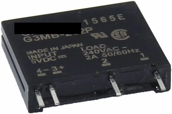 Relé de Glosma 10pcs Eletrônica Smart Relé de Estado Sólido G3MB-202P PCB DC-AC SSR SSR em 5VDC, OUT 240V AC 2A Acessórios