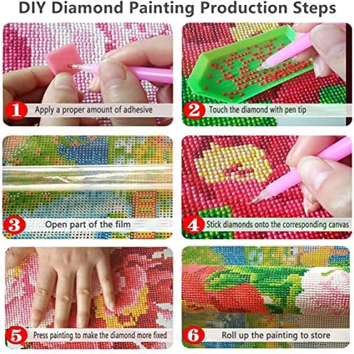 Kit de pintura de diamante 5D DIY para adultos, kits de pintura de diamante ZGRZPMGR ROUNTE ROUNTE DILURA DIAMIA KITS ARTES CRAFT PARA