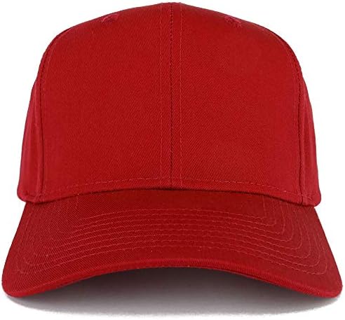 Armycrew Color Sólida Ajustável Culpão de algodão Poliéster em branco Snapback Baseball Style Cap
