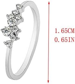 2023 Novo diamante com nove diamantes de ouro com anel de novek 18k para o anel de óculos de acessórios femininos para o dedo