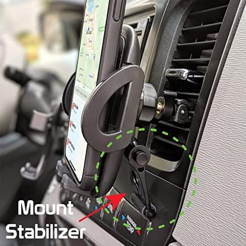 O 360 Multi Mount Works completo para o Videocon A47 e o porta -carros é totalmente ajustável, portátil, durável até 3,5 polegadas de telas largas e 8 libras! [Preto]