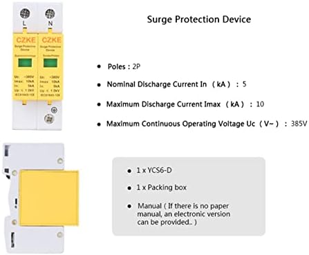 Dispositivo de proteção de protetora de pura 2P NIBYQ 2P SPD 385V Proteção Proteção Proteção de baixa tensão Dispositivo
