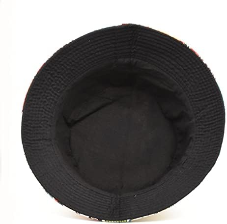 Fruta Pesca Hat Hat Womens Algodão Chapéu Coreano de Verão Homem de Viagem de Viagem de Men Chapéu de Bastão Vintage Black Black