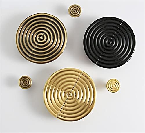 Ahafei semicírculo de mobiliário de bronze lida com maçanetas e alças da porta para o armário da gaveta do armário de cozinha puxa decoração para casa 1pcs