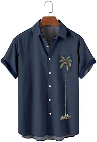 Camiseta masculina camiseta de manga curta camisa de pesca camisa para homens peixes tamis de botão Button camisa floral havaiana praia