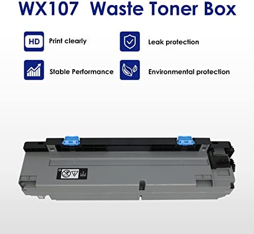 Culater WX-107 WX107 Caixa de toner residual compatível com Konica Minolta Bizhub C250i C300i C360I C450I C550I C650I C750I RECIMENTO DE TONER DE RESIDE 1
