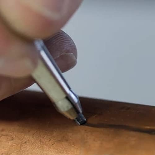 Carmel 2,8 mm de graxa mecânica porta -lápis + 25 recargas, porta -lápis de embreagem com pistas de cera, marcador mecânico da