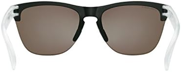 Oakley Frogskins Lite Óculos de sol Matte preto/fosco claro com lente de safira Prizm + adesivo