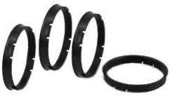 Gorilla Automotive 74-6656 Rings centrados no cubo das rodas - pacote de 4