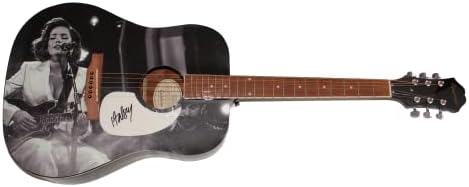 Halsey - Ashley Frangipane - Autógrafo assinado em tamanho real personalizado único de um tipo 1/1 Gibson Epiphone Guitar Guitar
