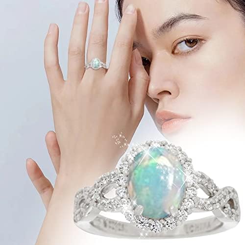 Anel de padrão de onda semi -cólon anel de aço inoxidável anel de ouro geme -pedra anel de zircão para mulheres jóias