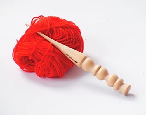 Zoha exporta ganchos de crochê de madeira | Conjunto de 10 | Trocas e crochê para o trabalho de lã | Madeira de bordo | Ergonômico | Premium terminado |