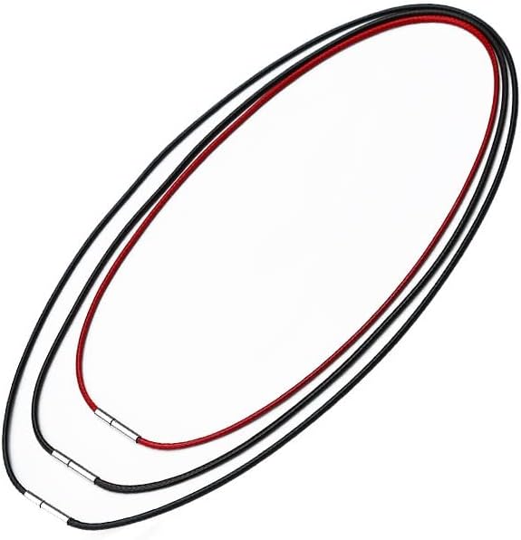 Colar de couro PingyongChang Casco de couro 24 polegadas 24 polegadas impermeabilizadas corda de cera de cera 2mm/3mm Colar