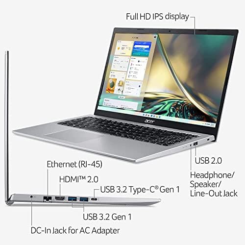 Acer Aspire 5 Business Laptop, Display de 15,6 FHD IPS, 11ª geração Intel Core i3-1115G4, Windows 11 Pro, 20 GB de RAM, 1