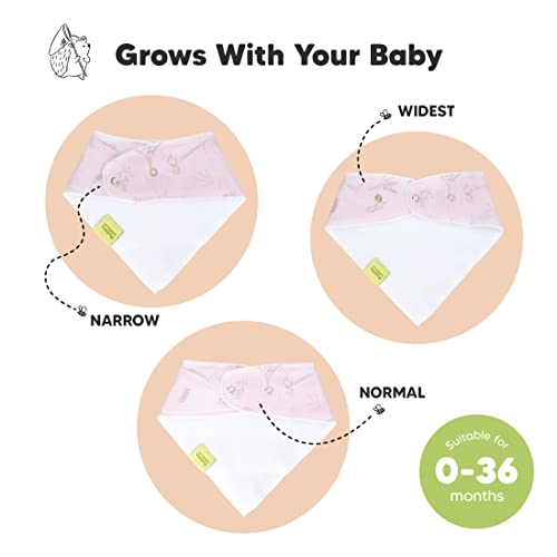 KeAbabies Baby Bandana Drool Bibs para meninas e babadores de bebês orgânicos de 8 pacote para meninas e meninos - Super