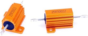 LM YN 25 watts 500 ohm 5% Resistor Wirewound Electronic Aluminium Shell Resistor Gold
