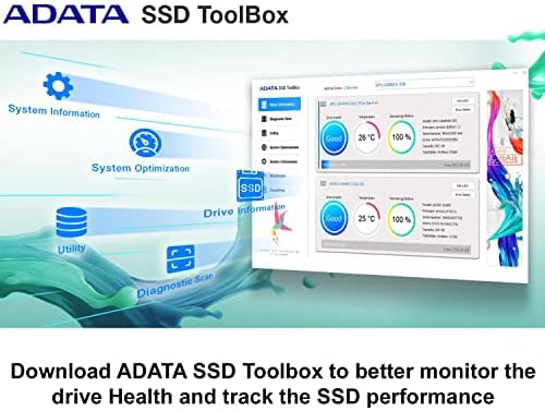 ADATA 4TB SSD Legend 960, NVME PCIE Gen4 x 4 M.2 2280, velocidade até 7.400 MB/s, unidade de estado sólido interno para PS5