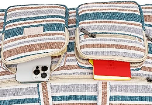 Ezrelia Padrão de 15 polegadas de laptop à prova d'água Caixa de mensageiro de ombro com proteção de bolha de rebote para 14 polegadas a 5,6 polegadas