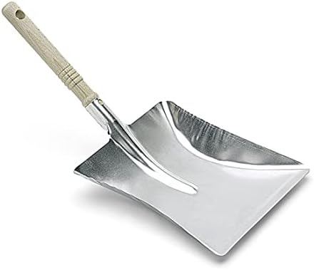 Nölle 455510 metal galvanizado Dustpan, bege/prata, 22 x 44 cm