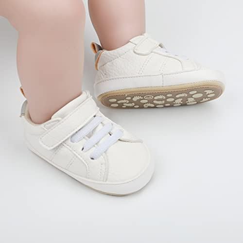 Cosankim Baby meninos Sapatos de meninas Lace Up Pu couro tênis infantil não deslizante Slip Borracha Soole recém -nascido Sowers Criandler First Walker Crib Shoes