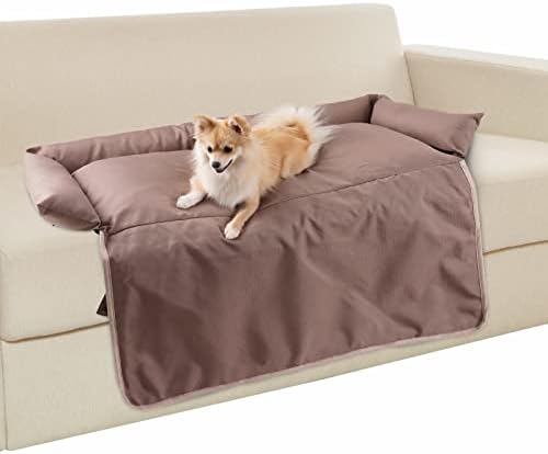 Sofá de sofá -tapa de cachorro sofá de cama para cães para protetor de móveis, tapetes de cama de cachorro com travesseiro