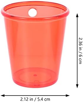 Copo descartável Luxshiny Copo descartável 12pcs colar xícaras de copo de contas de plástico copos de copos de despedida