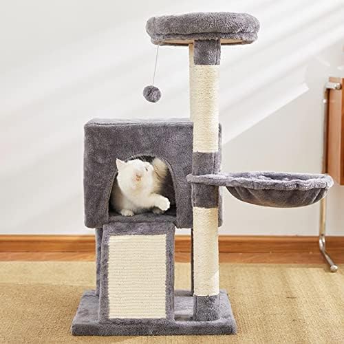 Cat Subbing Tree Tower Tower Hammock Ladder Plata